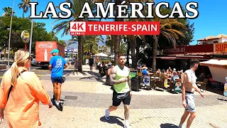 TENERIFE - PLAYA DE LAS AMÉRICAS | Walk through various Places 😎 4K Walk ● April 2024