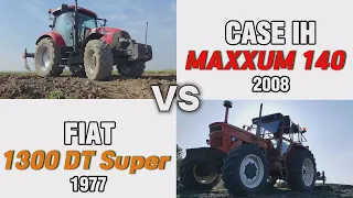 Fiat 1300 DT Super | Case Maxxum 140 | Trattori a confronto #agricoltura #trattori #fiat #caseih