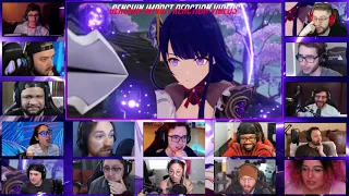 Inazuma Archon Quest Raiden Shogun vs The Traveler - Reaction Mashup (Genshin Impact) Part 2