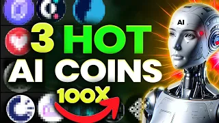 🔥Top 3 AI Crypto Altcoins to 100x After Bitcoin Halving | MILLIONAIRE Makers!? (8 DAYS LEFT ?!)