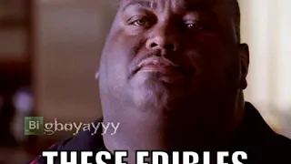 Huell Babineaux tries some edibles