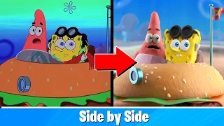 3D Recreation Trailer - The SpongeBob SquarePants Movie Rehydrated | Side by Side