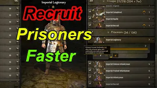 Recruit Prisoners Faster, Here's How With Data Shown  Bannerlord Guides - Flesson19