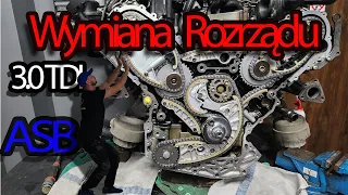 WYMIANA ŁANCUCHA, ORAZ PASKA ROZRZĄDU AUDI V6 3.0 TDI ASB