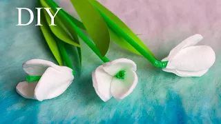 DIY Snowdrops | Самые ПРОСТЫЕ ПОДСНЕЖНИКИ своими руками