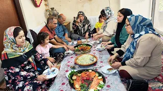 Cooking Salmon fish in azarbaijan village style | Cooking Salmon fish