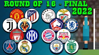 Beat The Keeper - Round of 16 to Final Champions League 2021/22