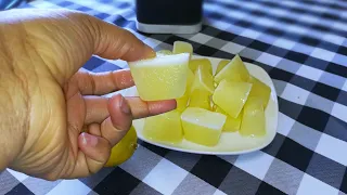 How to make Fresh Lemon cubes