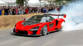 The BEST & WORST Supercar PowerSlides and Burnouts! Goodwood Festival of Speed 2023