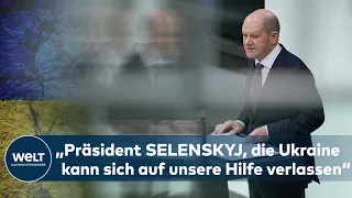 OLAF SCHOLZ: „Der Krieg zerstört die Ukraine. Mit dem Krieg zerstört Putin auch Russlands Zukunft“