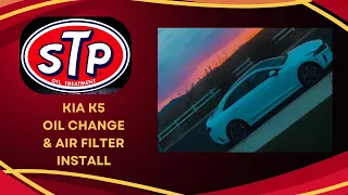 Kia K5 Oil change & new air filter install. 2021-2024 kia k5 DIY