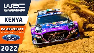 M-Sport Ford WRC Rally Highlights : Ford Puma Rally1 : WRC Safari Rally Kenya 2022 - SHAKEDOWN