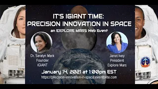 IT'S IGIANT TIME FOR PRECISION INNOVATION IN SPACE