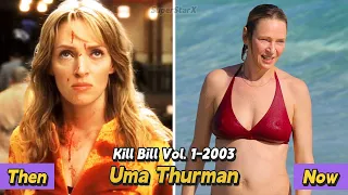 Kill Bill: Vol. 1:Cast(2003-2022)  ★Then and Now#Shin'ichiChiba #DavidCarradine #SuperStarX
