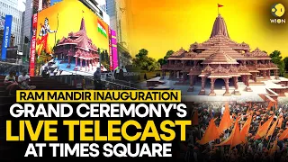 Ram Mandir consecration: Grand Ayodhya ceremony to be live-streamed at Times Square | WION Originals