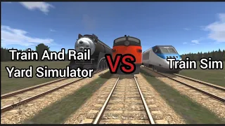 Train Rail Yard Crushes Train Sim (Physics And Crashes)