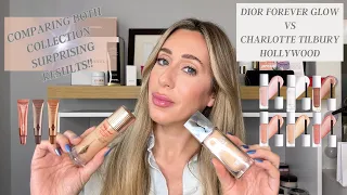 Comparing Dior Forever Glow VS Charlotte Tilbury Hollywood Flawless