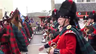 2 Scots Pipes & Drums - The Royal Highland Fusiliers Homecoming Parade - Penicuik 2018 [4K/UHD]