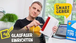 FRITZ!Box 7590 an Glasfaser anschließen und einrichten – so geht’s!