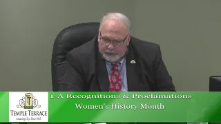 Temple Terrace City Council Meeting 3-2-21