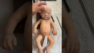 Лепка новой куклы /sculpting new baby #siliconereborn #силиконовыйреборн