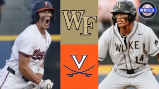 #7 Wake Forest vs #17 Virginia Highlights (CRAZY GAME!) | 2024 College Baseball Highlights