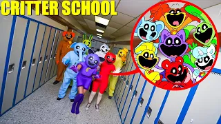 I CAUGHT CATNAP AND SMILING CRITTERS AT SCHOOL IN REAL LIFE! (POPPY PLAYTIME CHAPTER 3)