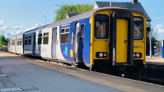 Northern Rail 150275 At Woodhouse From Lincoln To Sheffield