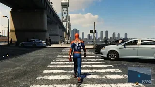 Marvel's Spider-Man (2018) - Advanced Suit - Open World Free Roam Gameplay (PS4 HD) [1080p60FPS]