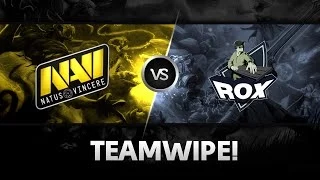 Teamwipe by Na`Vi vs RoX.KIS @ D2L Western Challenge