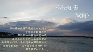 靈修:小先知書-誠實? 20240425