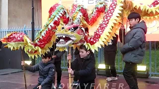 Les enfants de BELLEVILLE souhaitent "Bonne Année du DRAGON" en Chinois 🇨🇳 Le Samedi 3 Février 2024