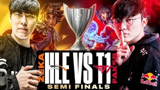 FAKER VS ZEKA - T1 VS HLE SEMIFINALS - LCK SPRING 2024 -  CAEDREL