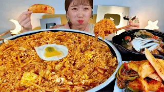 ASMR 🎅 Korean food  Bibimbap , bean paste stew , Kimchi MUKBANG