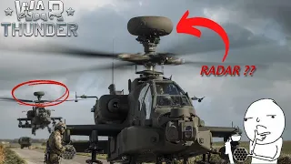 Tactical Ground Radar🔥 | AH-64D Apache   (War Thunder  helicopter)