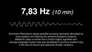 7,83Hz - 10 Minutes Pure Brain Waves