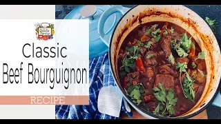 Beef Bourguignon. Classic dish made easy.