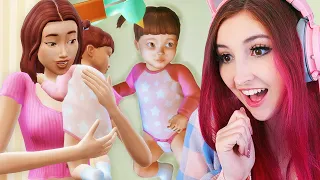 playing with INFANTS for the first time in sims 4