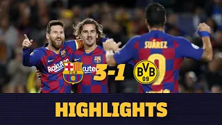 HIGHLIGHTS | Barça 3-1 Borussia Dortmund