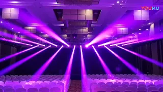 LED screen+stage lighting used in the event