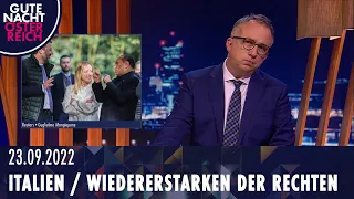 Italien / Wiedererstarken der Rechten | Gute Nacht Österreich mit Peter Klien