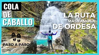 ✅ RUTAS FÁCILES PIRINEOS | COLA de CABALLO: La RUTA más FAMOSA de ORDESA 🤩 - PASO a PASO! 👣👌🏼