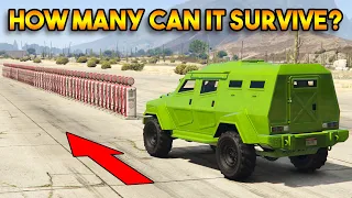 GTA 5 ONLINE : HOW MANY GAS PUMPS CAN IT SURVIVE?