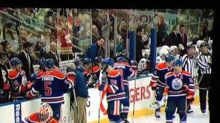 Oilers Jersey Thrown On Ice, Scrivens Throws It Back