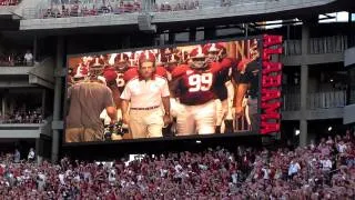 Alabama Crimson Tide coming out of the Tunnel!!