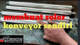 membuat roller conveyor sendiri