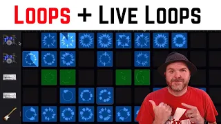 Using LOOPS and LIVE LOOPS together in GarageBand iOS