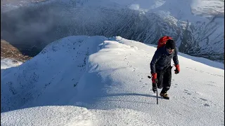 Winter in the Mamores.