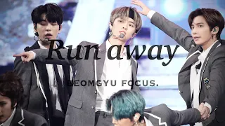 200104 골든디스크 9와 4분의 3 승강장에서 너를 기다려 (Run away) TXT 범규 focus cam (4k UHD)