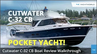 Cutwater C-32 COMMAND BRIDGE Boat Review Walkthrough